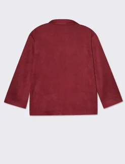 Piazza Italia Giacca cropped con bottoni e maniche a 3/4 - Vino Rosso Cheap