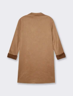 Donna Piazza Italia Giacche E Blazer<Giacca spolverino mono bottone con tasche a toppa - Cammello