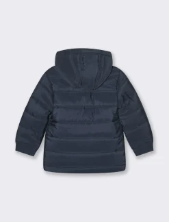 Piazza Italia Neonato|Giubbini E Cappotti<Giaccone basico trapuntato, con cappuccio e applicazione in stampa gommata -