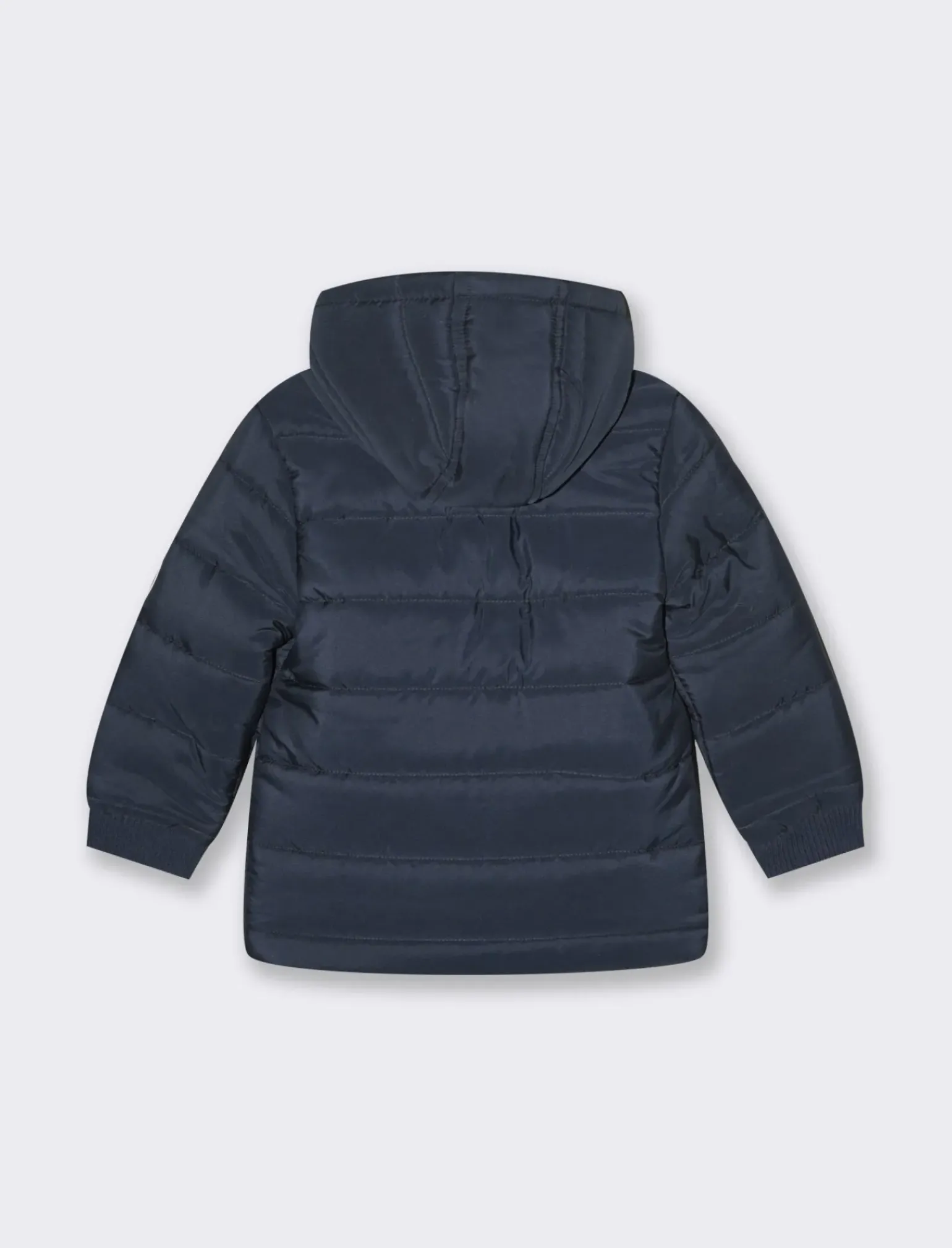 Piazza Italia Neonato|Giubbini E Cappotti<Giaccone basico trapuntato, con cappuccio e applicazione in stampa gommata -