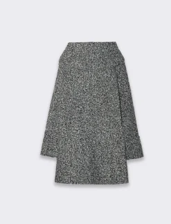 Donna Piazza Italia Donna|Giubbini E Cappotti<Giaccone con cappuccio e tasche sui fianchi - sale/pepe