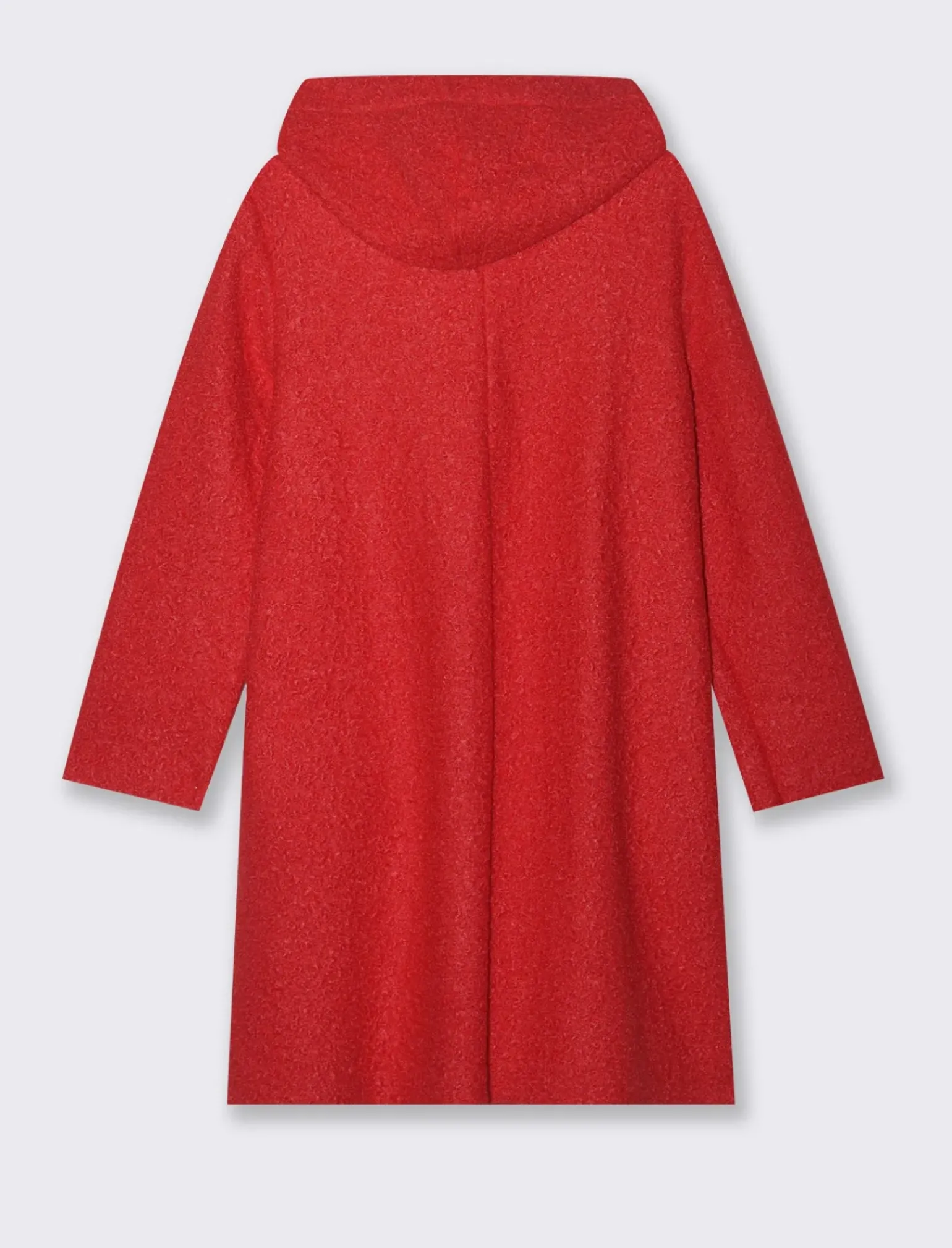Donna Piazza Italia Donna|Giubbini E Cappotti<Giaccone con cappuccio e chiusura con alamari - Rosso