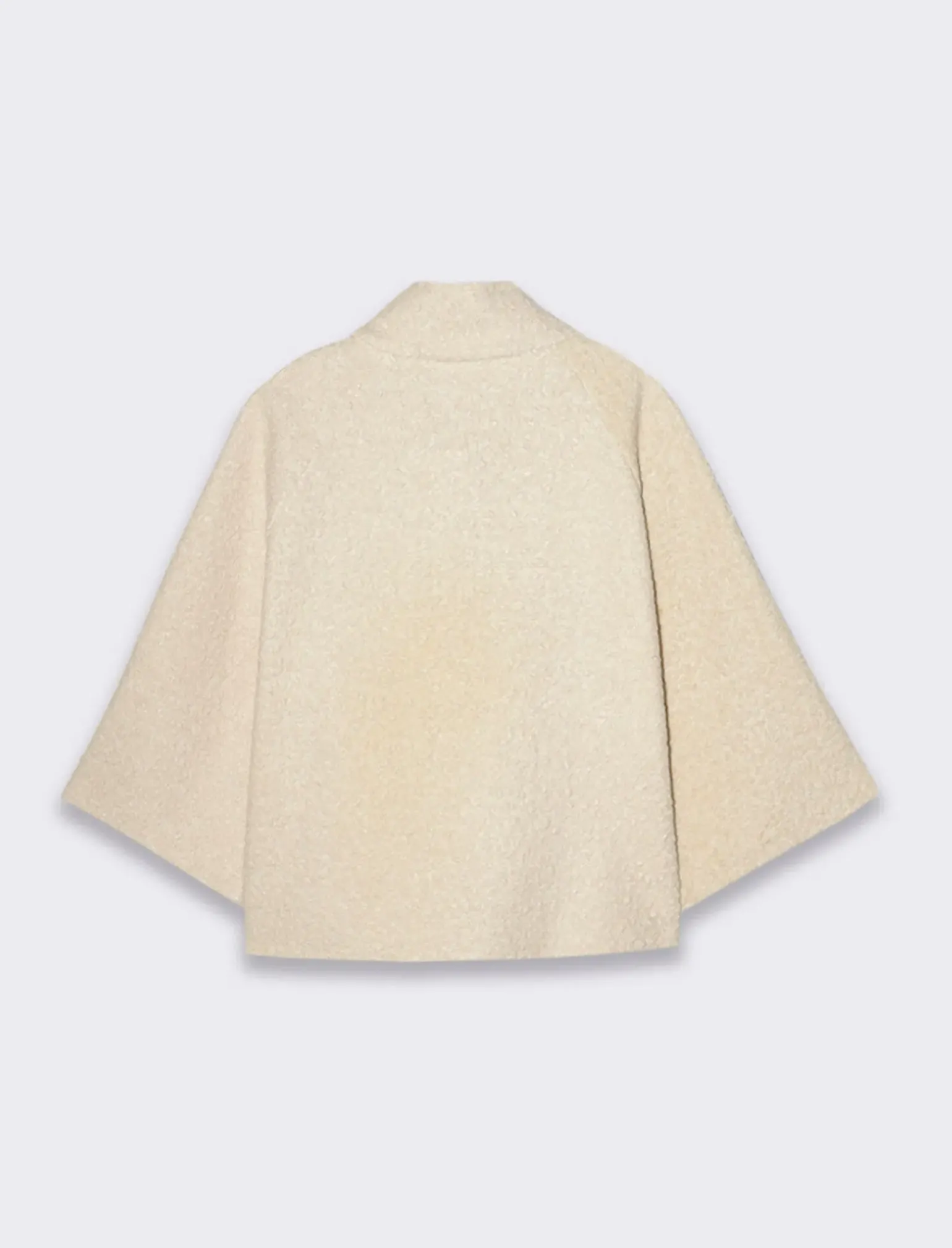 Donna Piazza Italia Donna|Giacche E Blazer<Giaccone corto a collo alto e manica reglan - Avorio