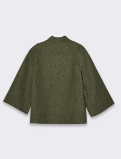 Donna Piazza Italia Donna|Giacche E Blazer<Giaccone corto a collo alto e manica reglan - Ve.milit.