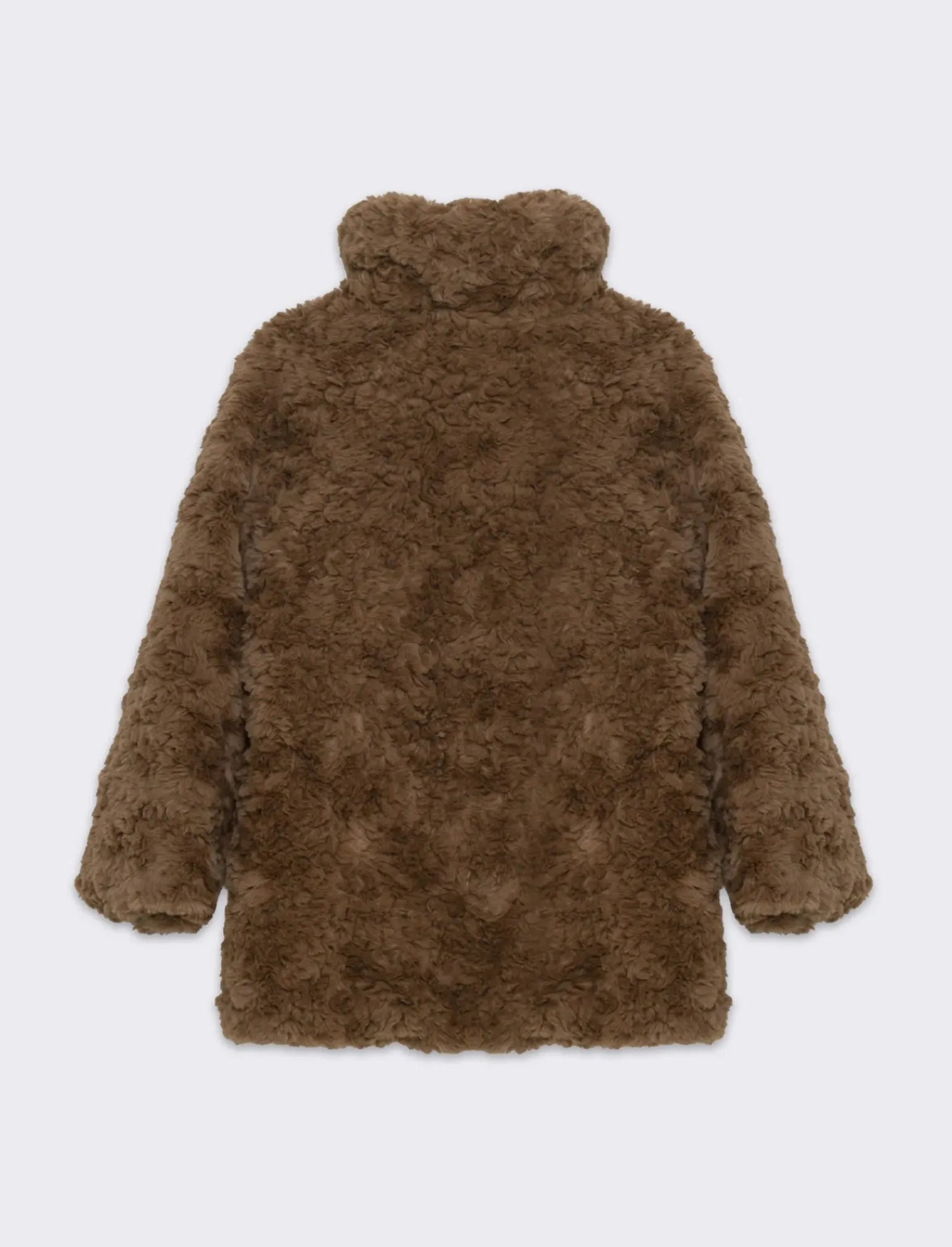 Piazza Italia Bambina|Giubbini E Cappotti<Giaccone da bambina vestibilità ovetto,in tessuto pelo e fodera interna stampata -