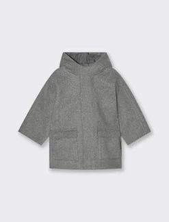 Piazza Italia Neonato|Giubbini E Cappotti<Giaccone da neonato in panno con cappuccio -