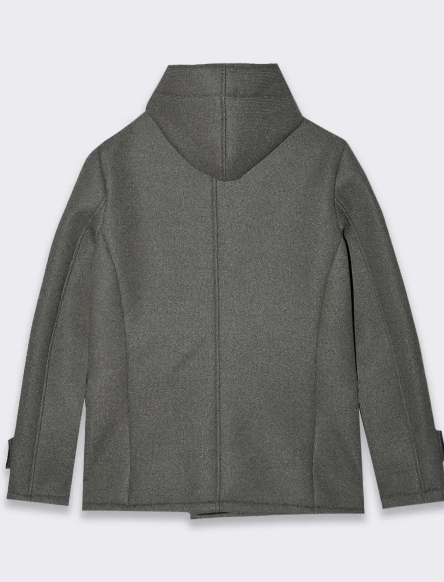 Piazza Italia Giaccone doppio petto con cappuccio - Grigio Cheap