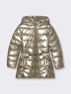 Piazza Italia Bambina|Giubbini E Cappotti<Giaccone effetto metallizzato da bambina -