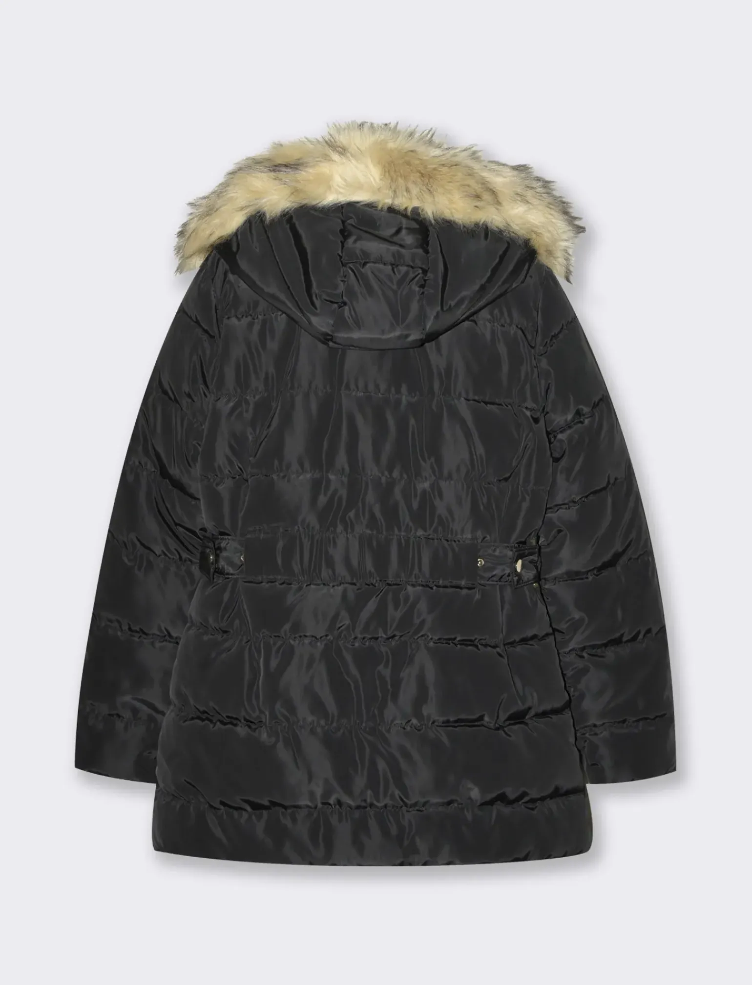 Donna Piazza Italia Donna|Giubbini E Cappotti<Giaccone imbottito con cappuccio removibile con zip e cappuccio -