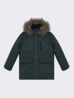 Bambino Piazza Italia Bambino|Giubbini E Cappotti<Giaccone in cappuccio da bambino -