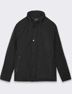 Uomo Piazza Italia Uomo|Giubbini E Cappotti<Giaccone realizzato in tessuto tecnico a collo alto -