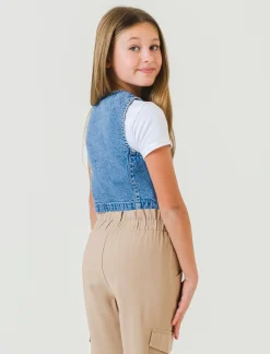 Piazza Italia Bambina<Gilet bambina in denim - Denim