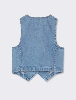 Piazza Italia Bambina<Gilet bambina in denim - Denim