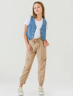 Piazza Italia Bambina<Gilet bambina in denim - Denim