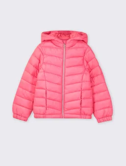 Piazza Italia Bambina<Giubbino 100 gr in nylon con cappuccio, caldo ma extra leggero per un comfort quotidiano. -