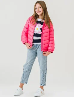 Piazza Italia Bambina<Giubbino 100 gr in nylon con cappuccio, caldo ma extra leggero per un comfort quotidiano. -