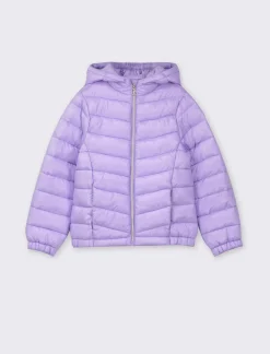 Piazza Italia Bambina<Giubbino 100 gr in nylon con cappuccio, caldo ma extra leggero per un comfort quotidiano. - Lilla