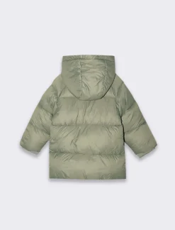 Piazza Italia Neonato|Giubbini E Cappotti<Giubbino imbottito con cappuccio e tasconi - Verde salvia