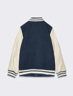 Bambino Piazza Italia Bambino|Giubbini E Cappotti<Giubbino in stile varsity con ricamo lettering -