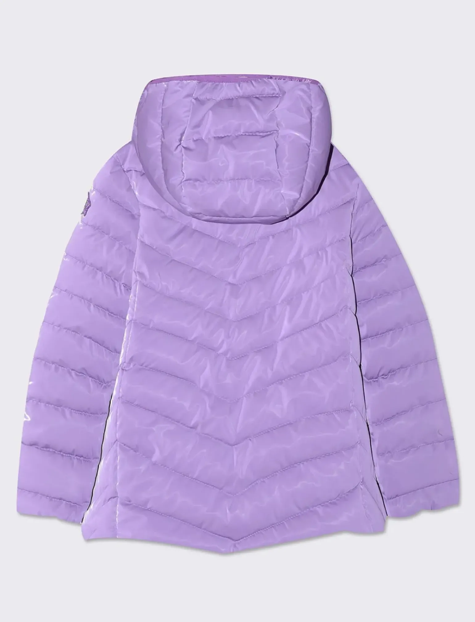 Piazza Italia Bambina|Giubbini E Cappotti<Giubbino trapuntato con cuciture a V in tessuto lucido -