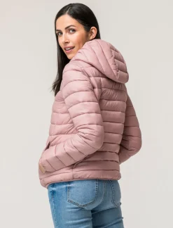 Donna Piazza Italia Giubbini E Cappotti<Giubbotto basic con imbottitura leggera 100 grammi e cappuccio - cipolla