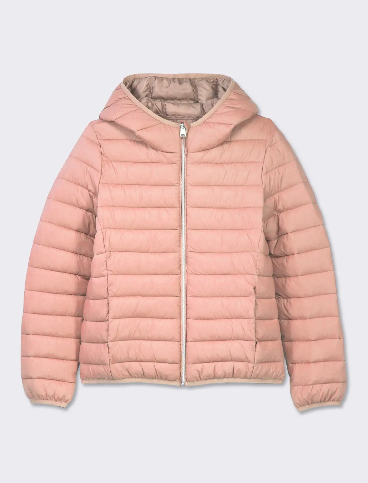 Donna Piazza Italia Giubbini E Cappotti<Giubbotto basic con imbottitura leggera 100 grammi e cappuccio - cipolla