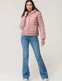 Donna Piazza Italia Giubbini E Cappotti<Giubbotto basic con imbottitura leggera 100 grammi e cappuccio - cipolla