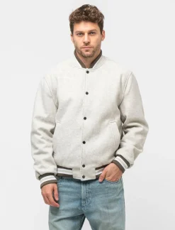 Uomo Piazza Italia Uomo|Giubbini E Cappotti<Giubbotto bomber realizzato in panno effetto lana - mel.