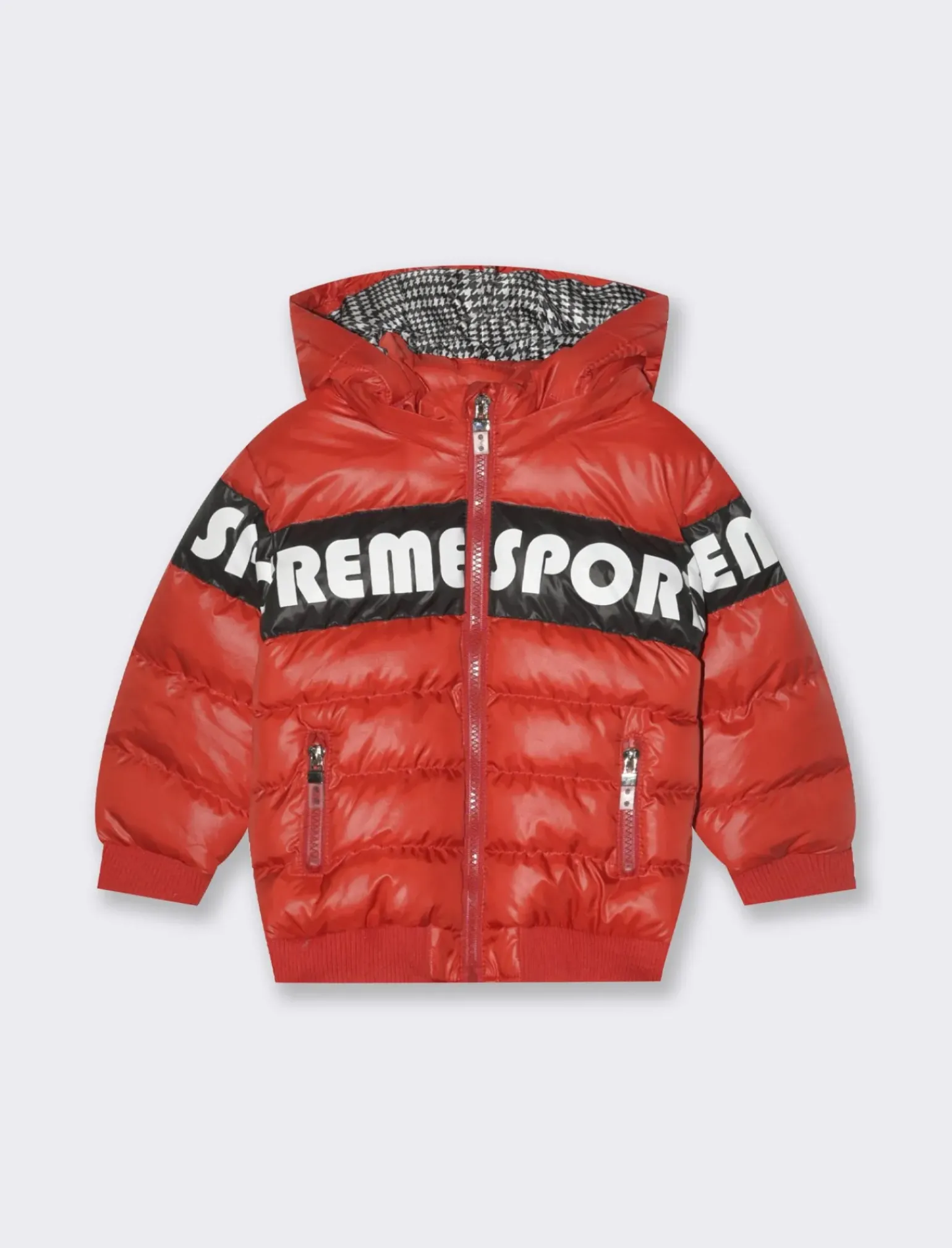 Piazza Italia Neonato|Giubbini E Cappotti<Giubbotto con cappuccio e zip, fodera a contrasto e fascia stampata -