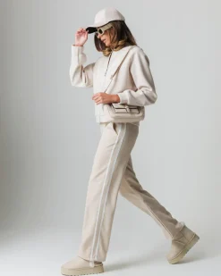 Donna Piazza Italia Donna|Giubbini E Cappotti<Giubbotto con zip e manica raglan.Vestibilità regular - burro