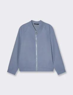 Donna Piazza Italia Donna|Giubbini E Cappotti<Giubbotto con zip e manica raglan.Vestibilità regular - Denim