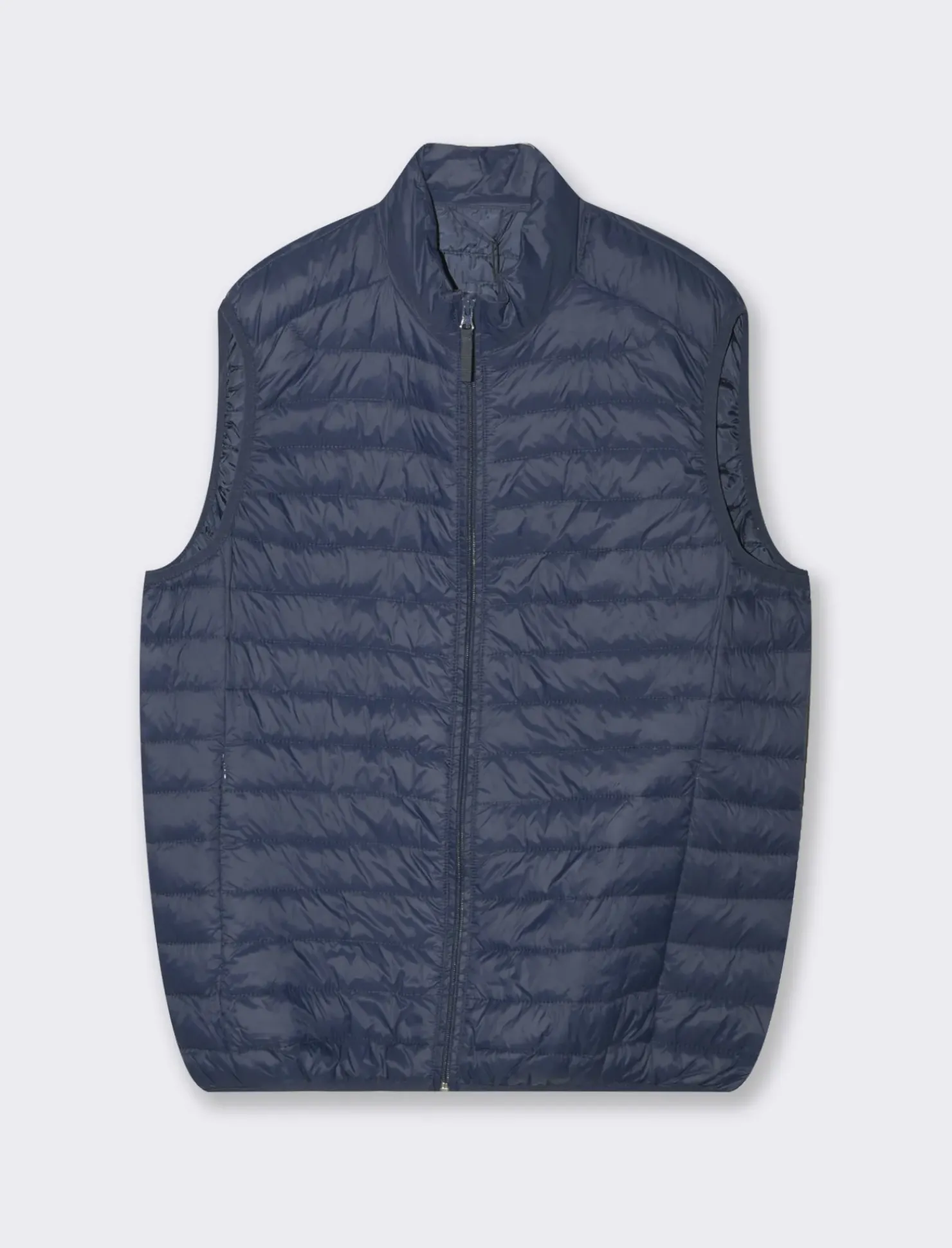 Piazza Italia Giubbotto gilet imbottito a collo alto - Blu Shop