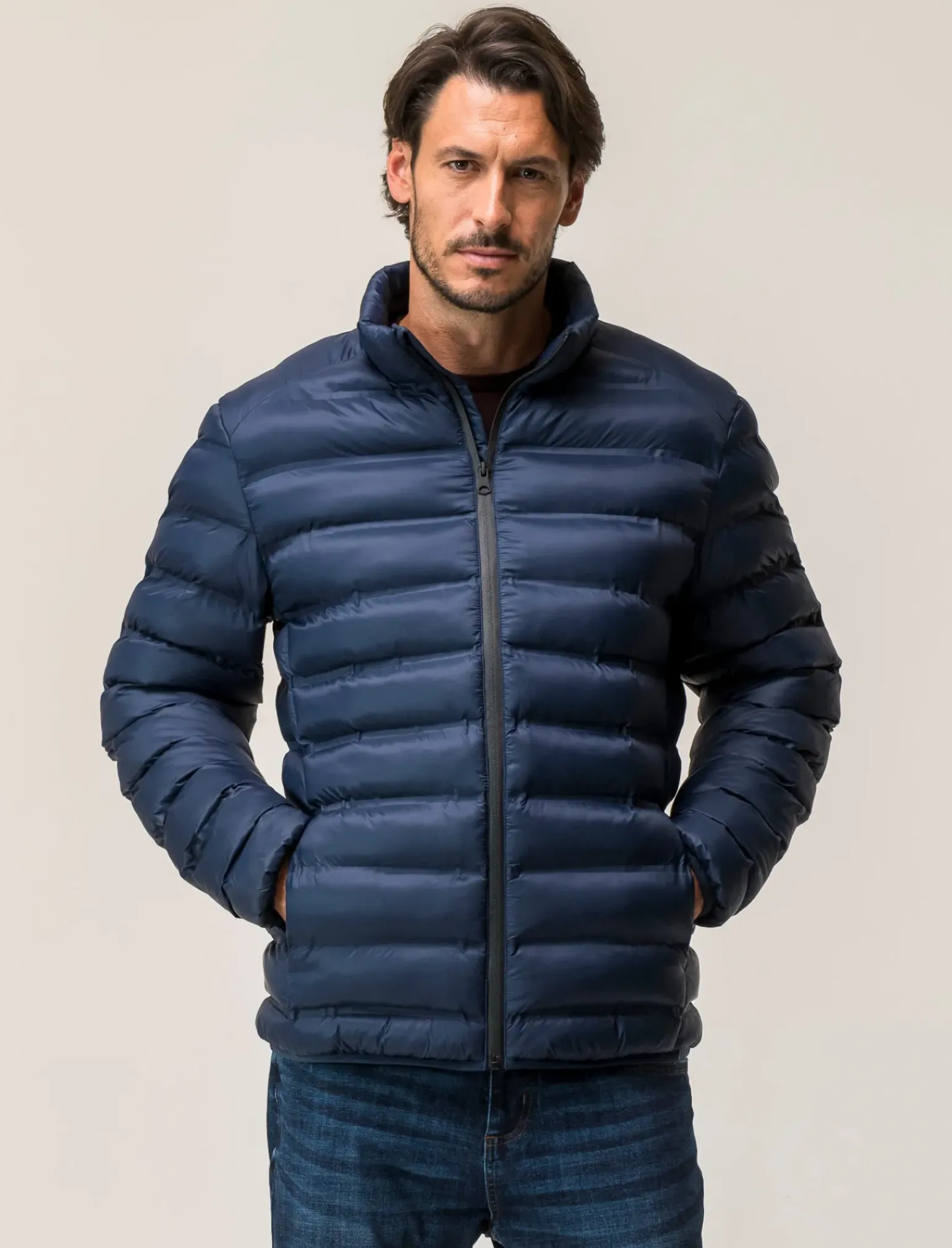 Uomo Piazza Italia Uomo|Giubbini E Cappotti<Giubbotto imbottito a collo alto -