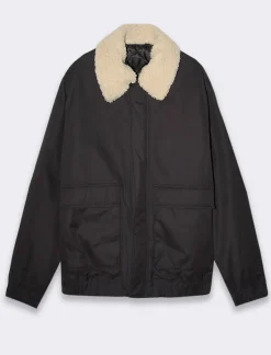 Uomo Piazza Italia Uomo|Giubbini E Cappotti<Giubbotto imbottito a collo in pelliccia sintetica rimovibile -