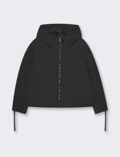 Donna Piazza Italia Donna|Giubbini E Cappotti<Giubbotto imbottito con cappuccio e chiusura con zip e coulisse -