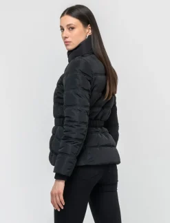 Donna Piazza Italia Donna|Giubbini E Cappotti<Giubbotto imbottito con cerniera in metallo e cintura elastica in vita -