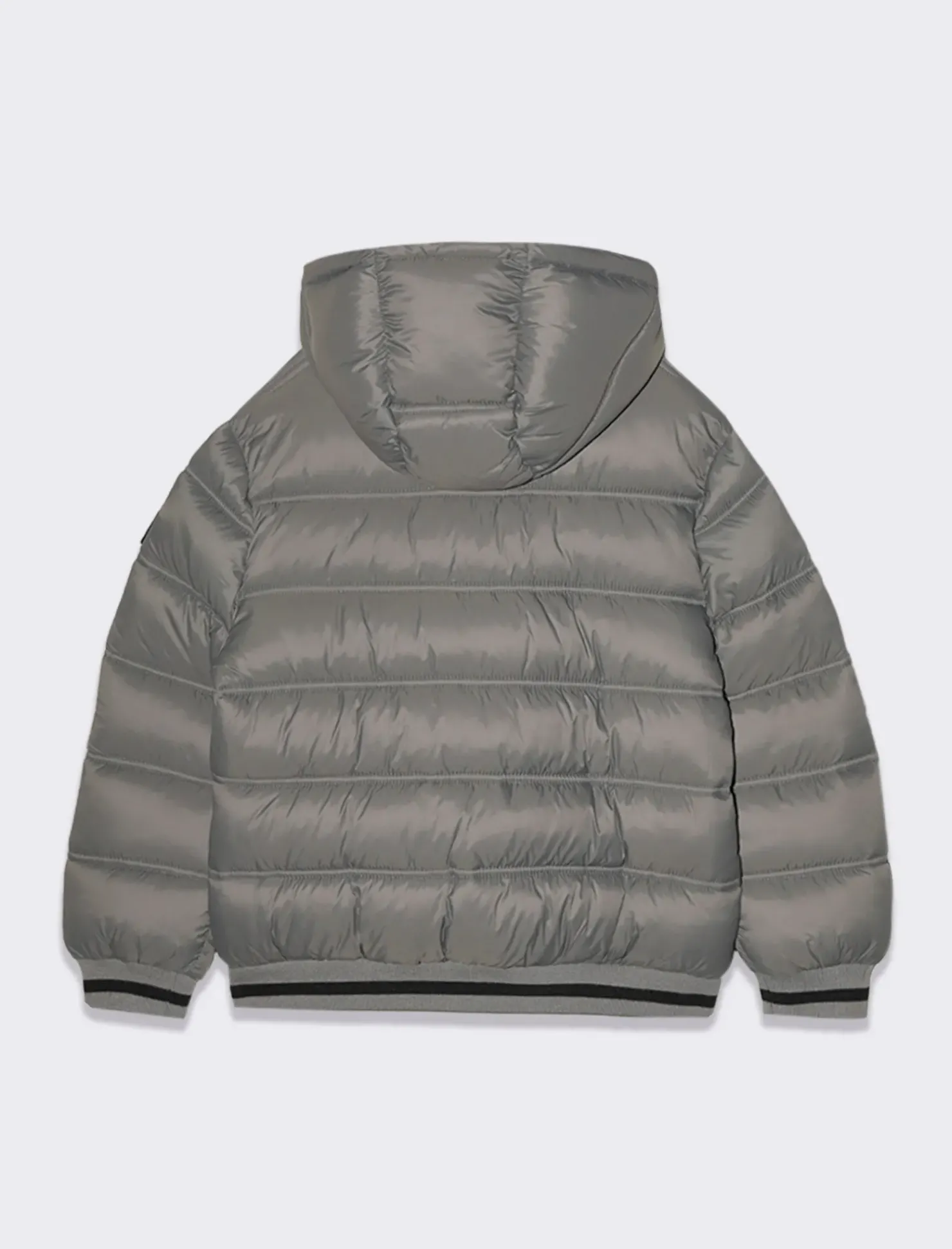 Piazza Italia Giubbotto imbottito con tasconi frontali e cappuccio - Grigio Flash Sale