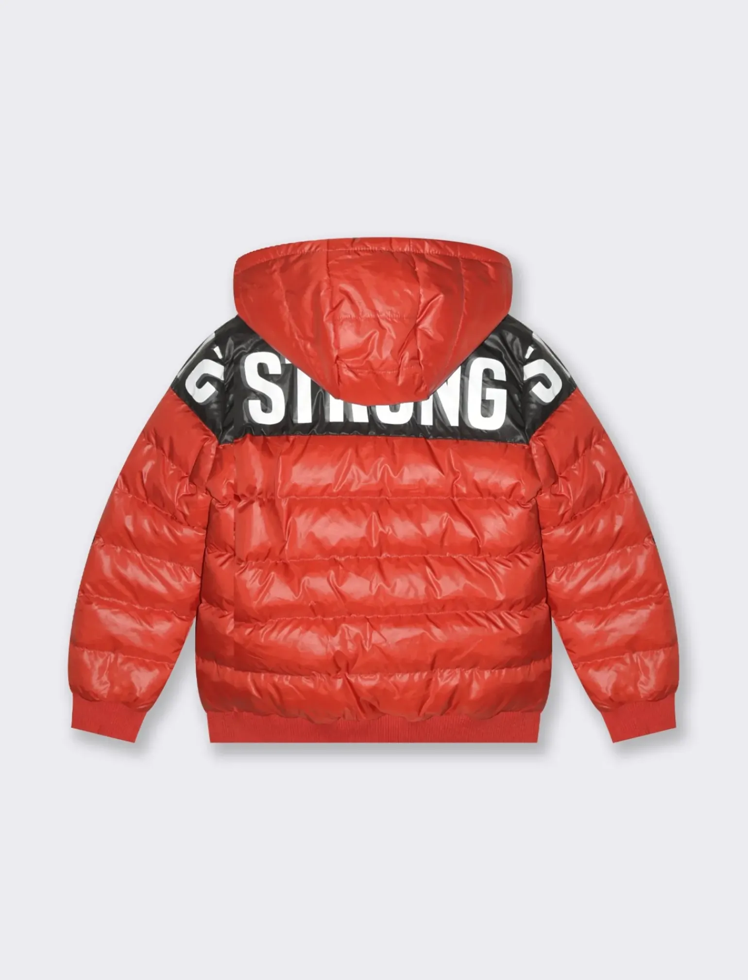 Bambino Piazza Italia Bambino|Giubbini E Cappotti<Giubbotto imbottito da bambino, con cappuccio e stampa sul davanti -