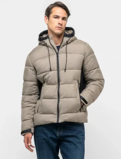 Uomo Piazza Italia Giubbini E Cappotti<Giubbotto imbottito in tessuto tecnico - kaki