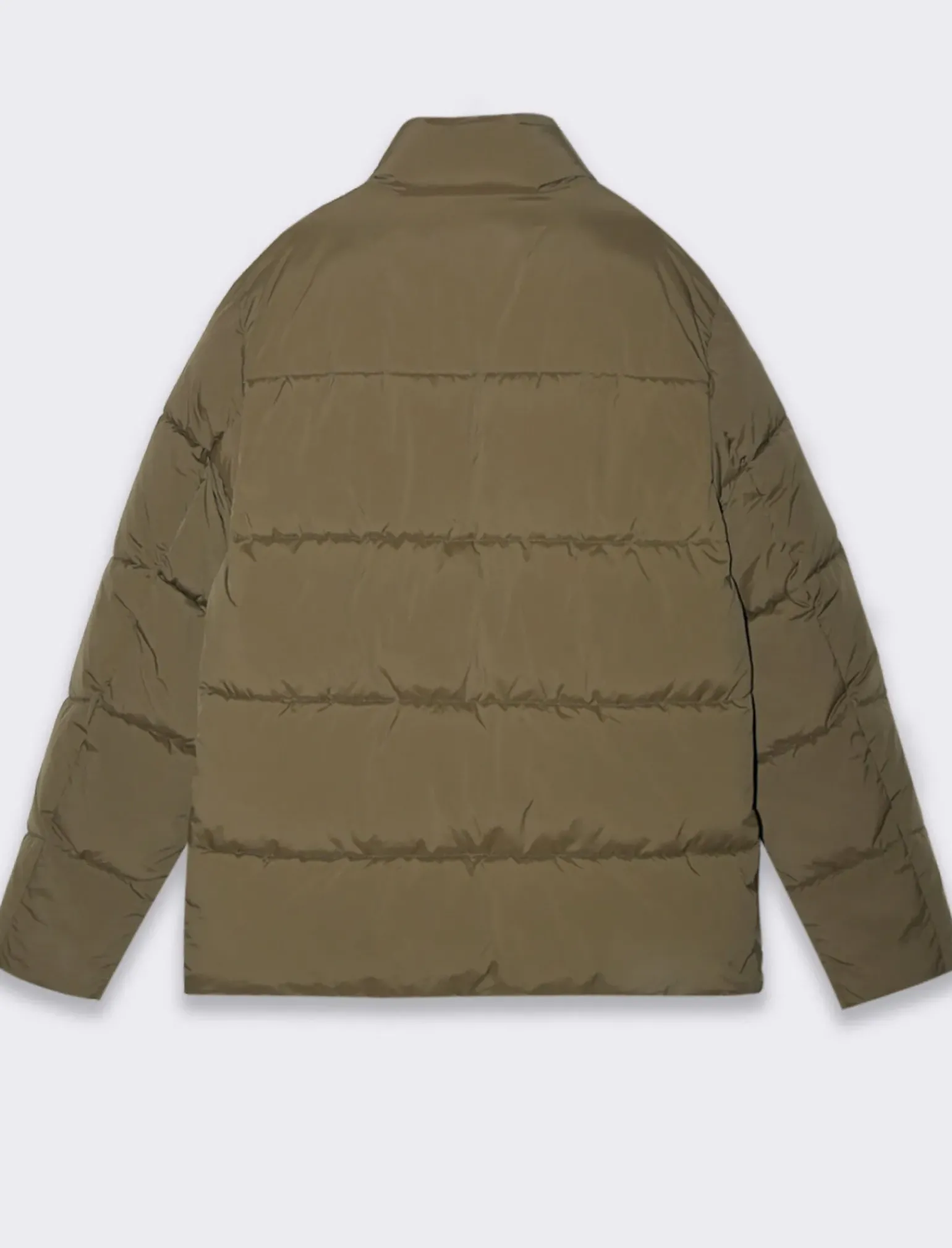 Uomo Piazza Italia Uomo|Giubbini E Cappotti<Giubbotto imbottito in tessuto tecnico a collo alto - kaki