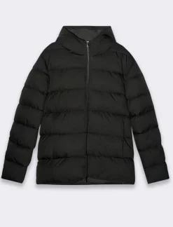 Uomo Piazza Italia Giubbini E Cappotti<Giubbotto imbottito in tessuto tecnico a collo alto con cappuccio -