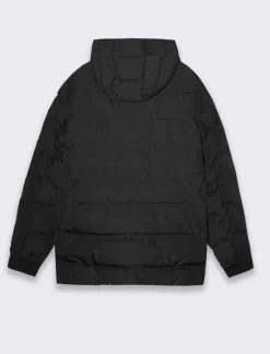 Uomo Piazza Italia Giubbini E Cappotti<Giubbotto imbottito in tessuto tecnico a collo alto con cappuccio regolabile -