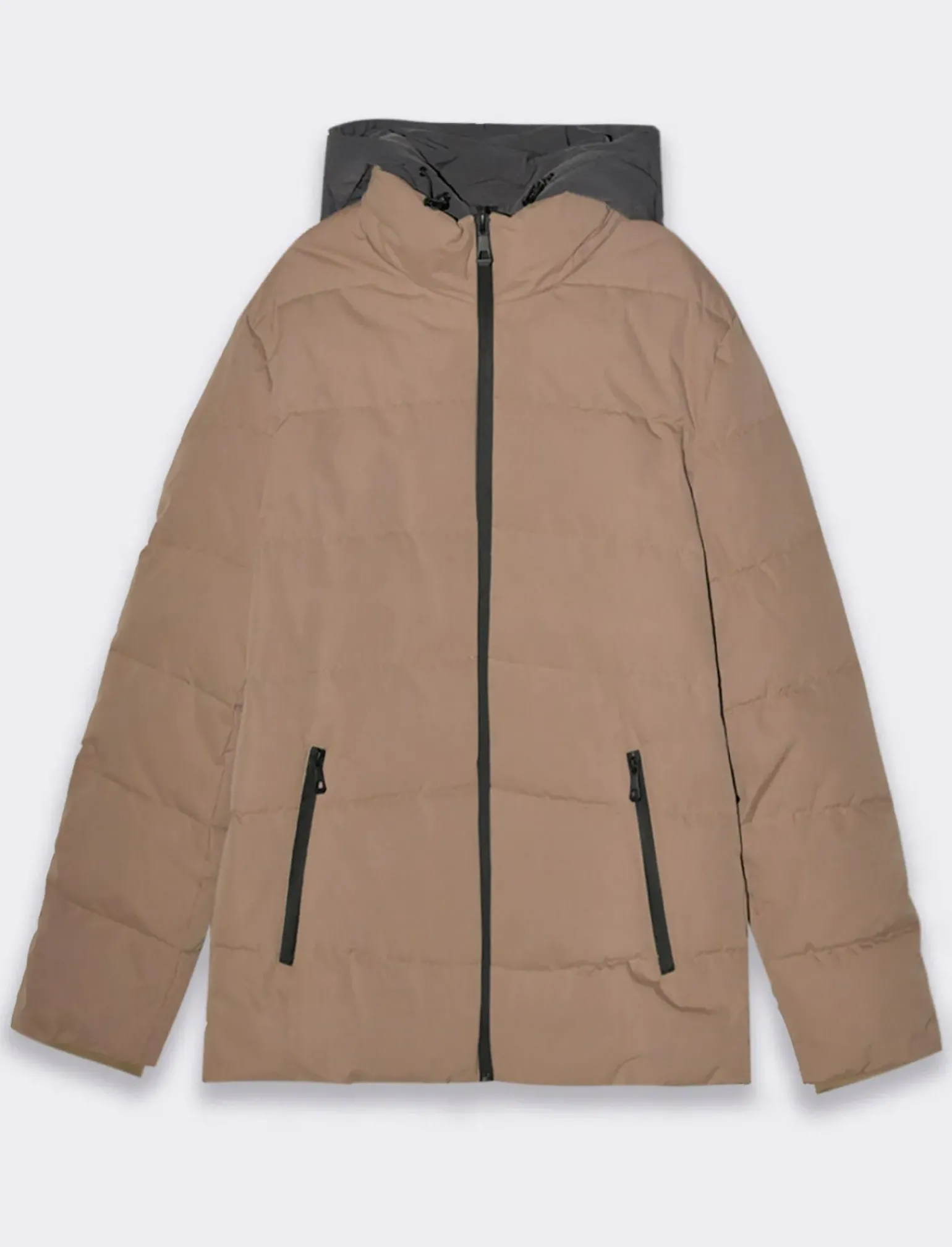 Uomo Piazza Italia Uomo|Giubbini E Cappotti<Giubbotto imbottito realizzato in tessuto tecnico con cappuccio - kaki