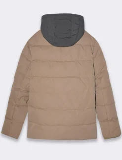 Uomo Piazza Italia Uomo|Giubbini E Cappotti<Giubbotto imbottito realizzato in tessuto tecnico con cappuccio - kaki