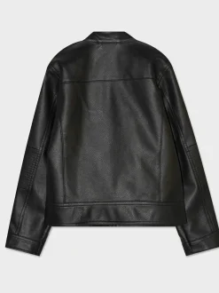 Bambino Piazza Italia Bambino|Giubbini E Cappotti<Giubbotto in finta pelle con apertura frontale -