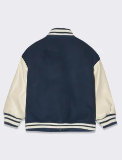 Piazza Italia Neonato|Giubbini E Cappotti<Giubbotto in panno con maniche in similpelle -