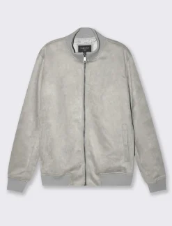 Uomo Piazza Italia Uomo|Giubbini E Cappotti<Giubbotto in tessuto effetto scamosciato -