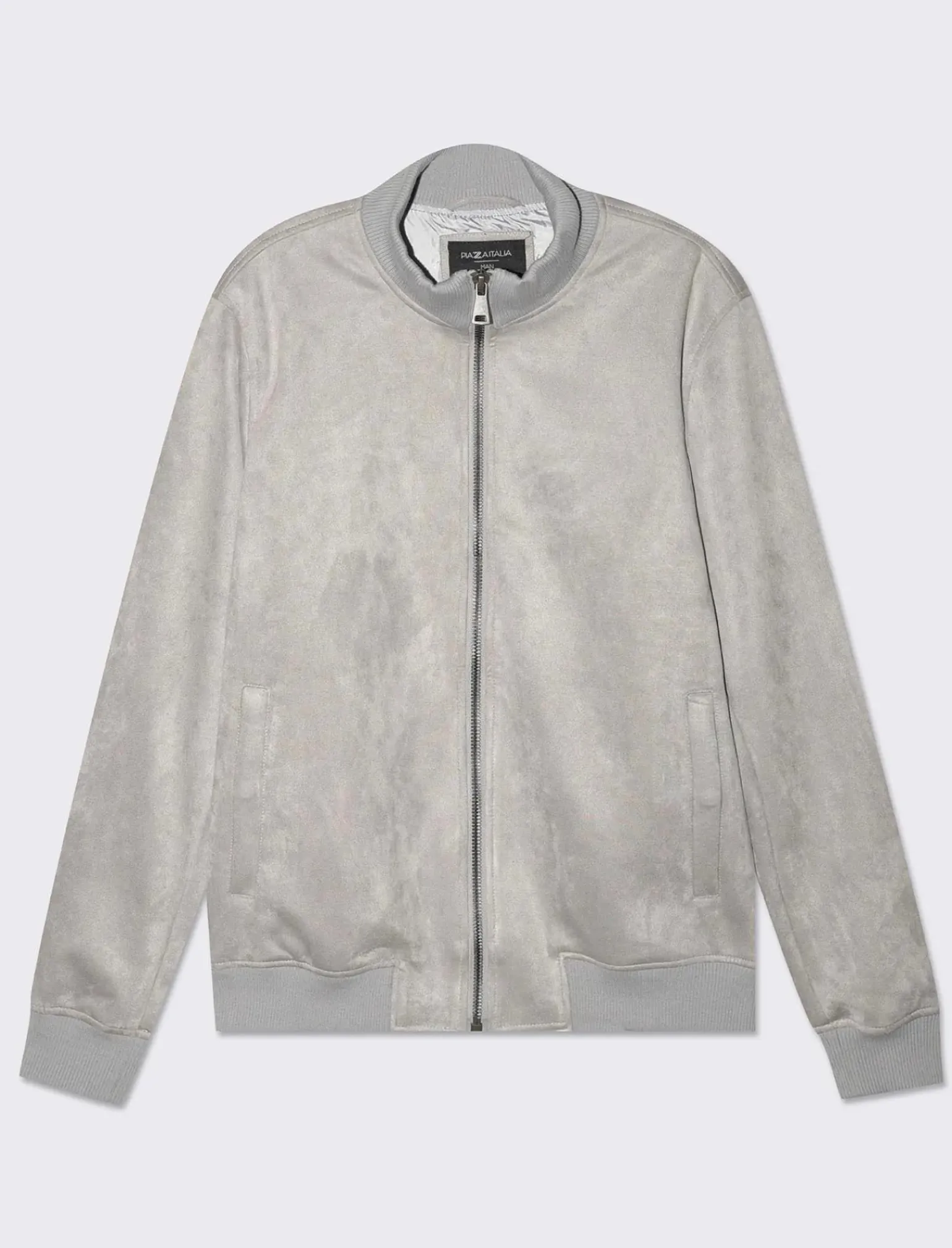 Uomo Piazza Italia Uomo|Giubbini E Cappotti<Giubbotto in tessuto effetto scamosciato -