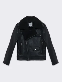 Bambino Piazza Italia Bambino|Giubbini E Cappotti<Giubbotto modello biker da bambino - Nero