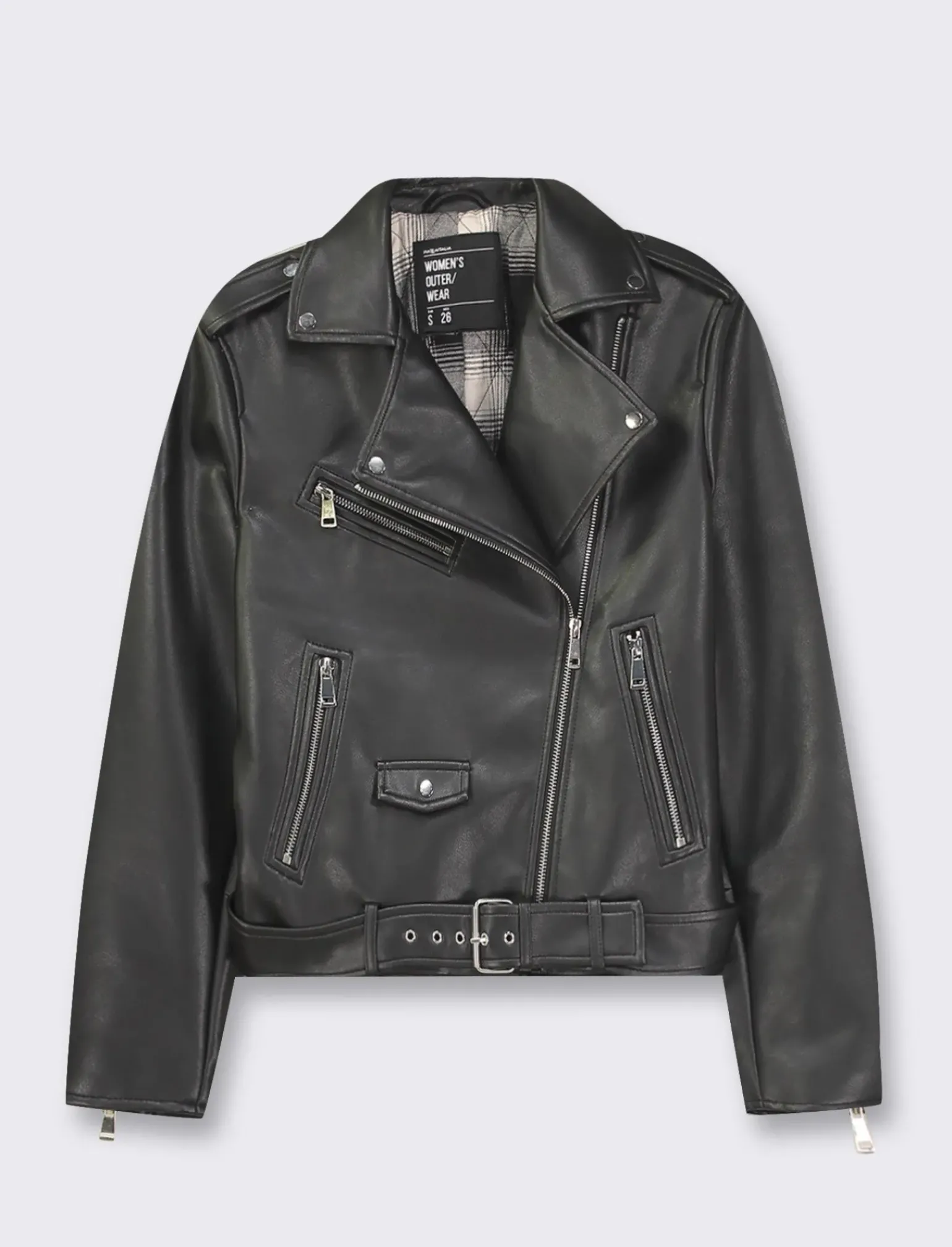 Donna Piazza Italia Donna|Giubbini E Cappotti<Giubbotto modello biker vestibilità regular -